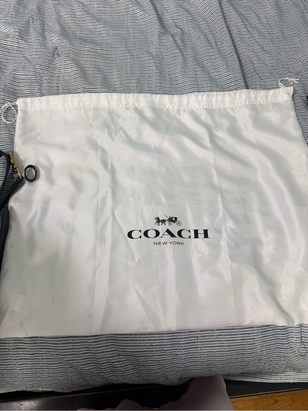 Coach Empire 40 Black Leather Handbag - Picture 13 of 13